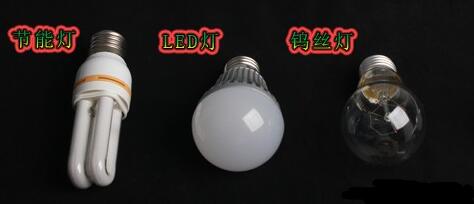 白(bái)熾燈、熒光燈與LED燈